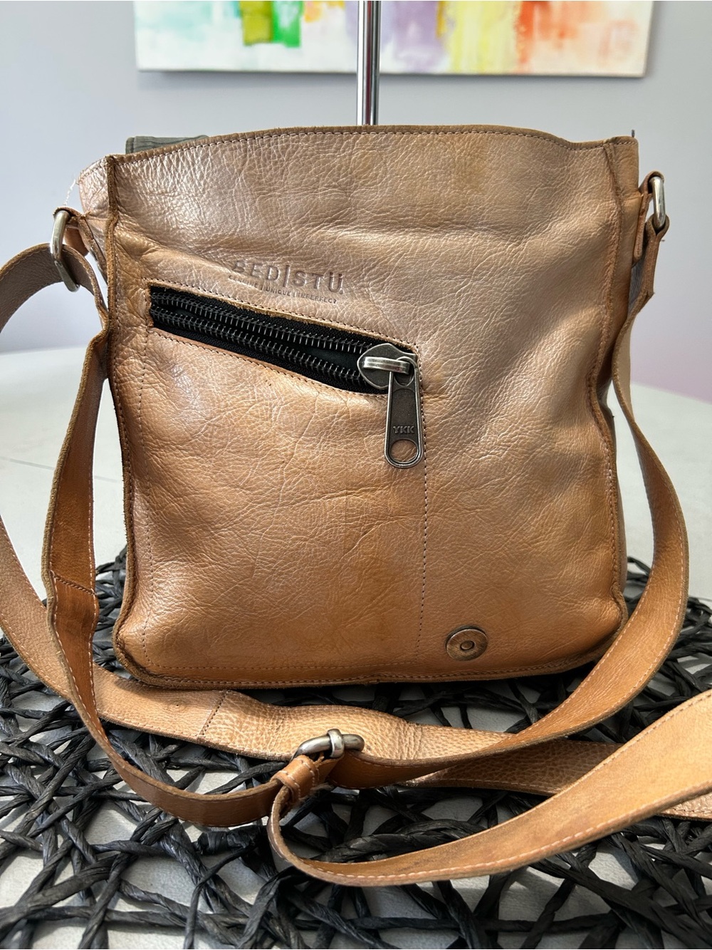 Bed Stu Venice Beach Rustic Crossbody Messenger Bag - Picture 6 of 10